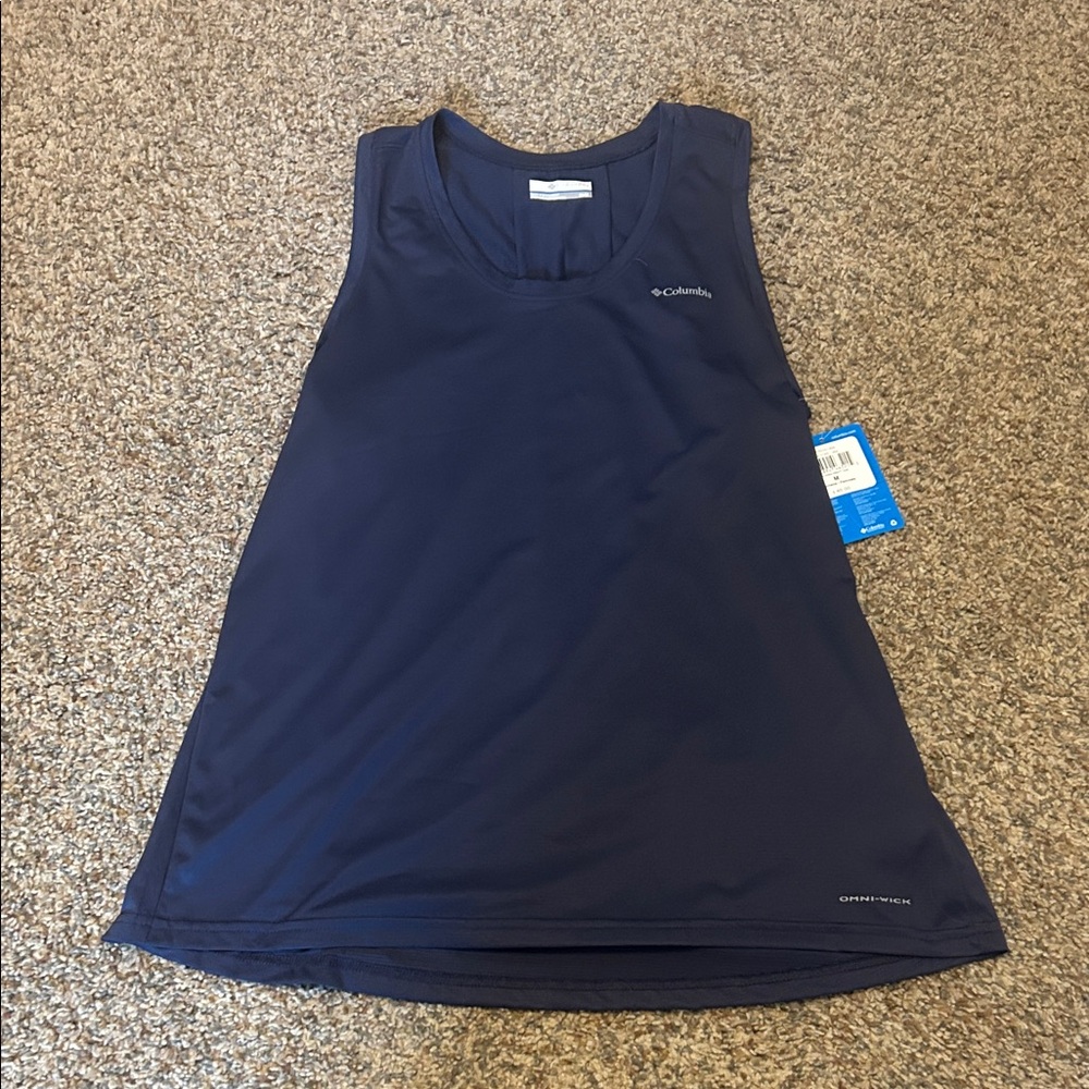 Columbia Deep Navy Performance Sleeveless Tank